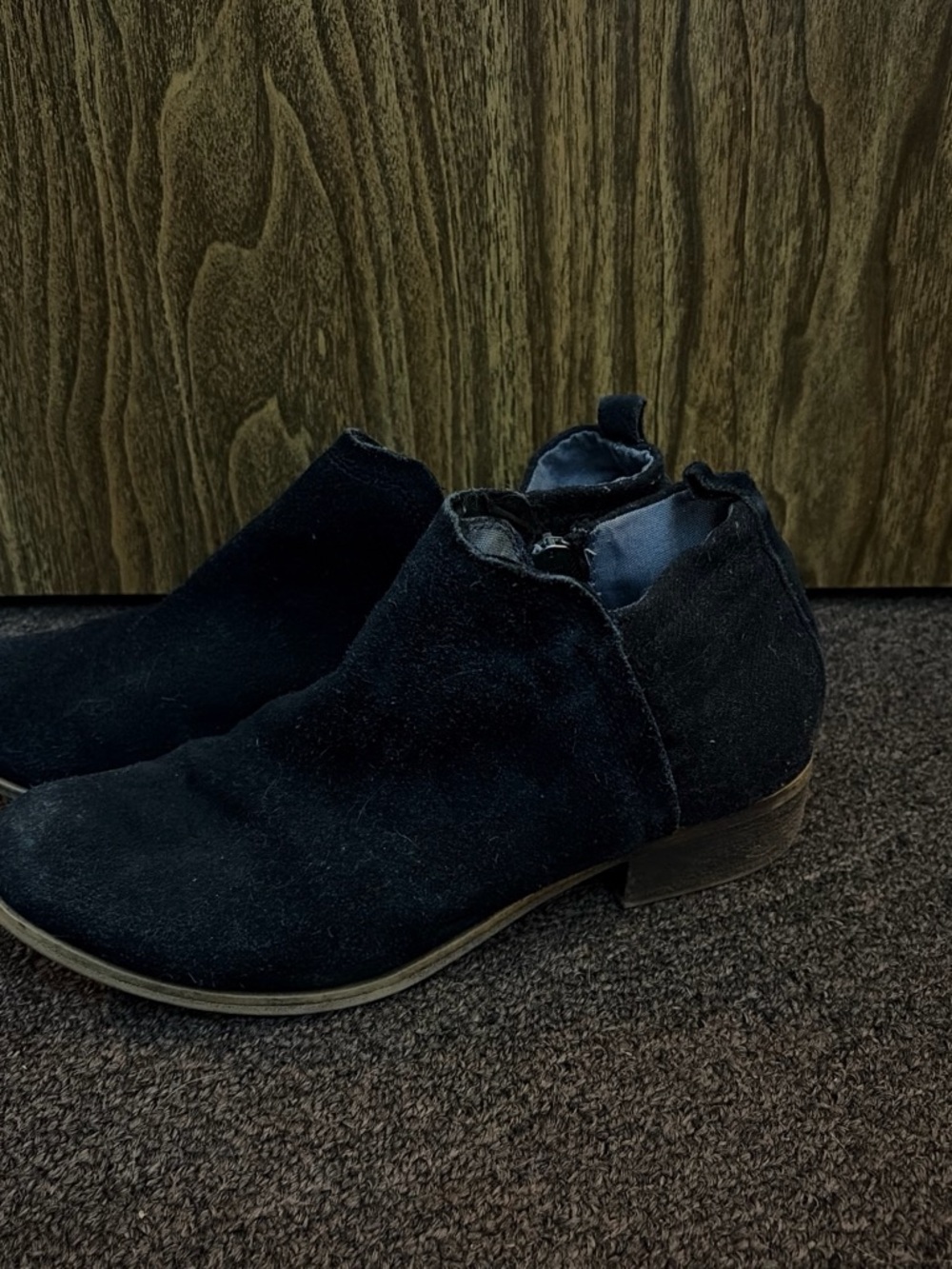 Woman’s Black Suede Chelsea Boot - Classic Slip-On Style